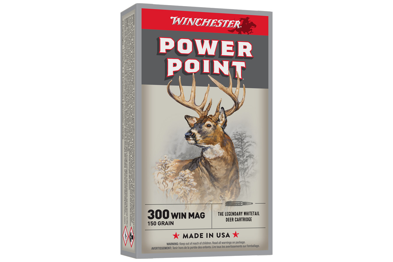 WINCHESTER AMMO 300 Win Mag 150 gr Power Point Super X 20/Box